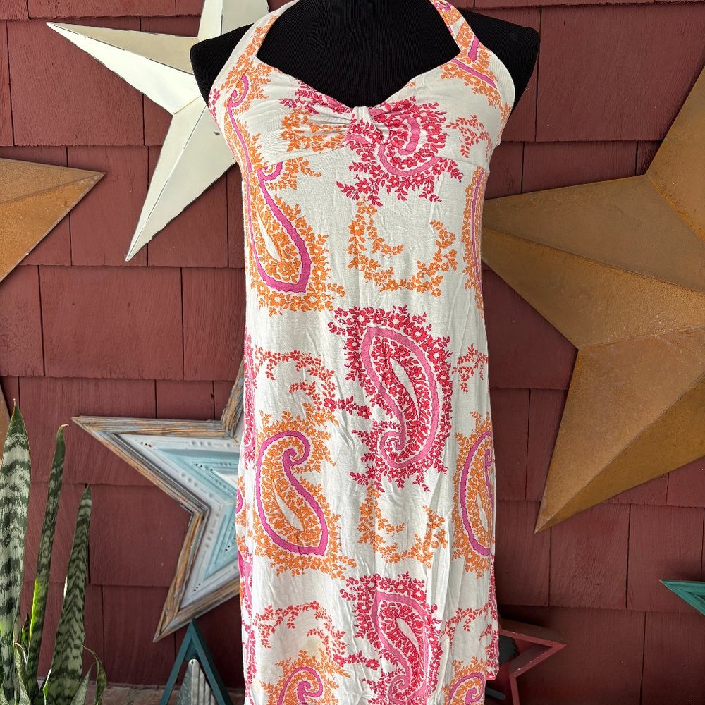 Y2K Cosabella Paisly Floral Dress Size M